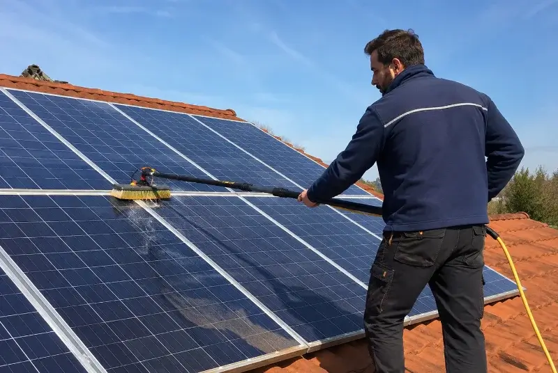 Nettoyage et entretien de panneaux solaires à Cases-de-Pène